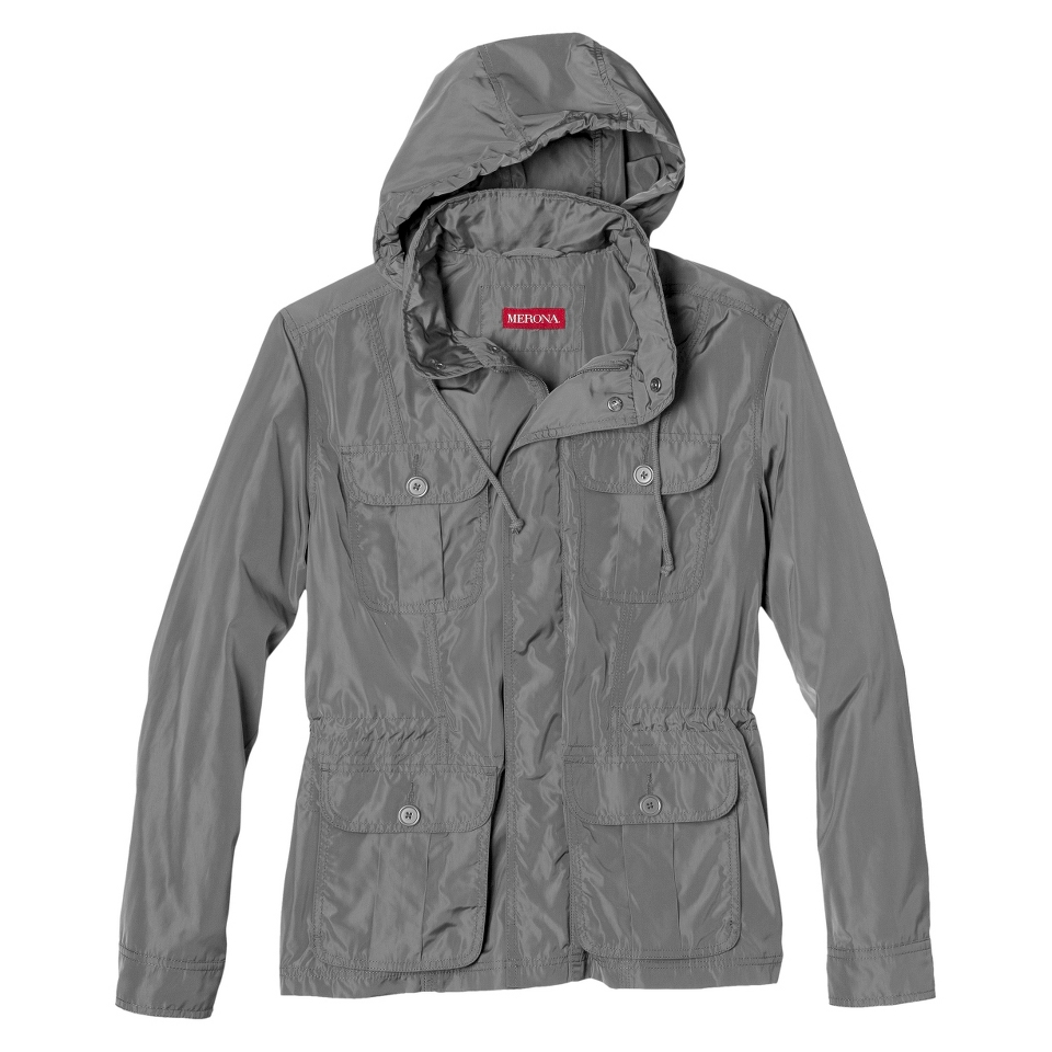 Merona Mens Field Jacket   Limoges Grey M