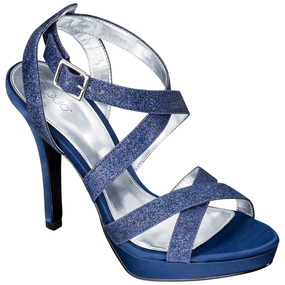 Womens Tevolio Telyn High Heel Sandal   Navy 10