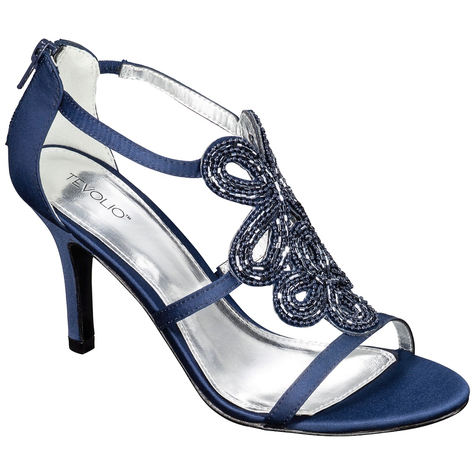 Womens Tevolio Tessa High Heel Sandal   Navy 6.5