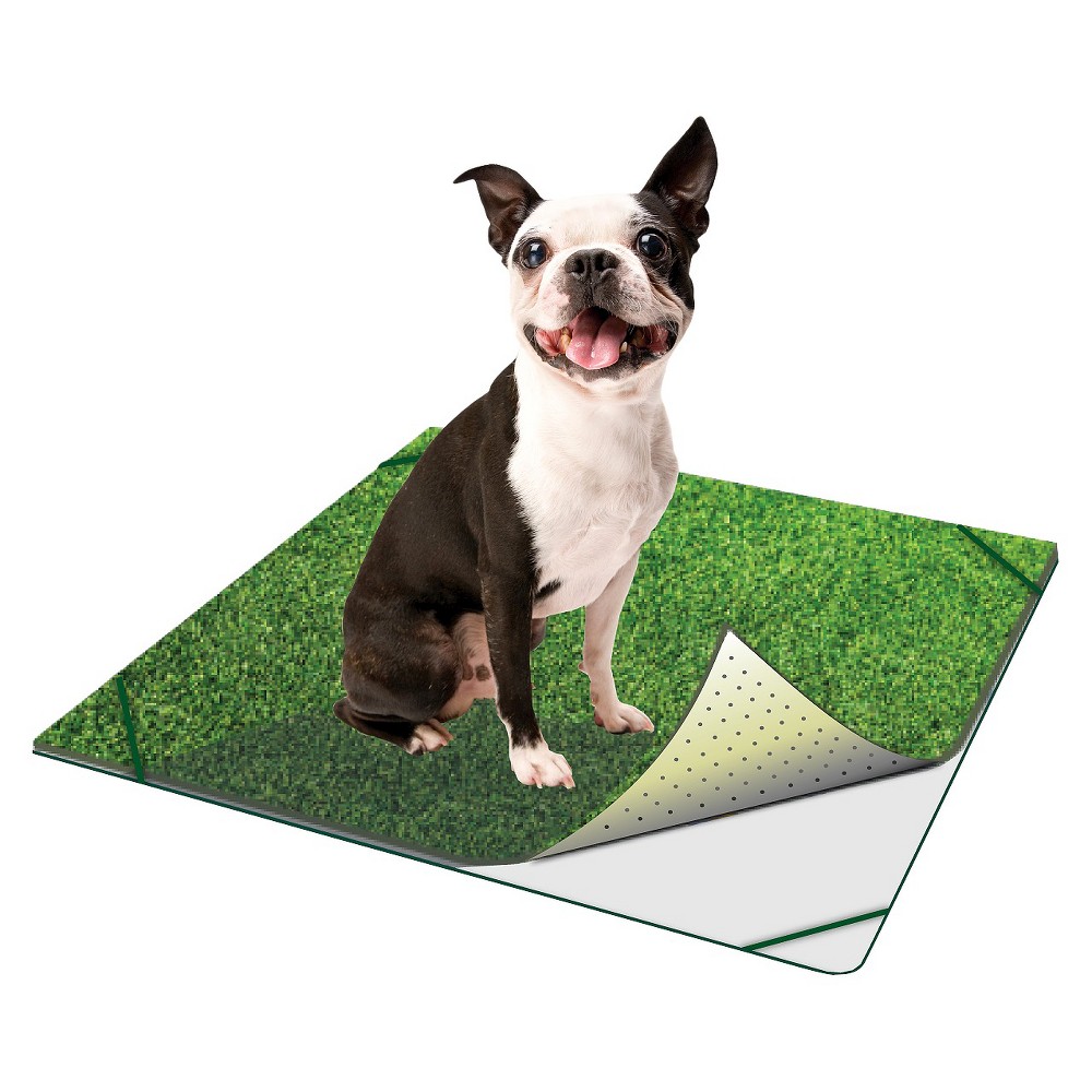 PoochPad Indoor Turf Potty Traveler for Dogs - Small, Green