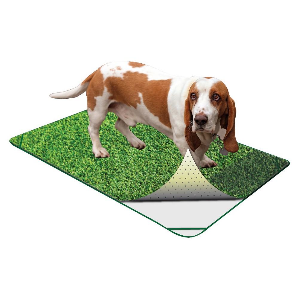 PoochPad Indoor Turf Potty Traveler for Dogs - Medium