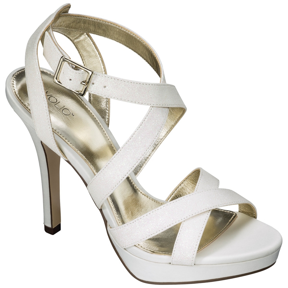 Womens Tevolio Telyn High Heel Sandal   Ivory 6.5