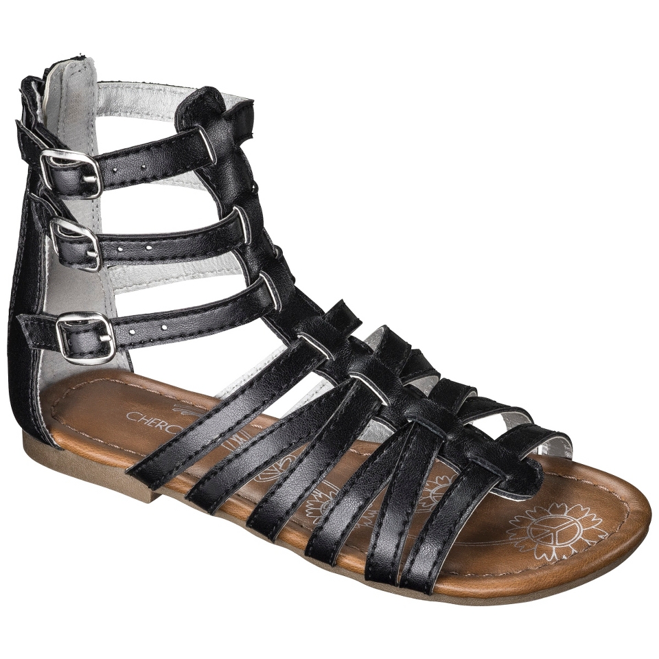 Girls Cherokee Felipa Gladiator Sandal   Black 13