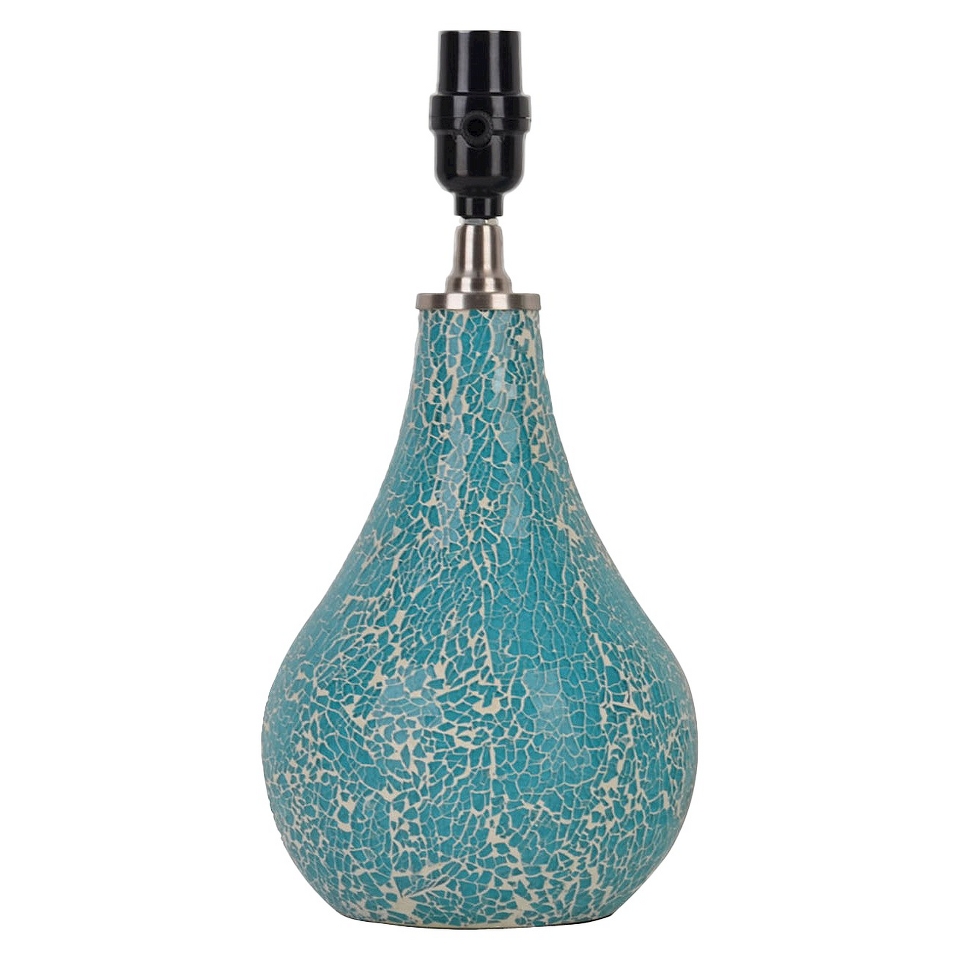 Xhilaration Mosaic Teardrop Lamp Base Teal