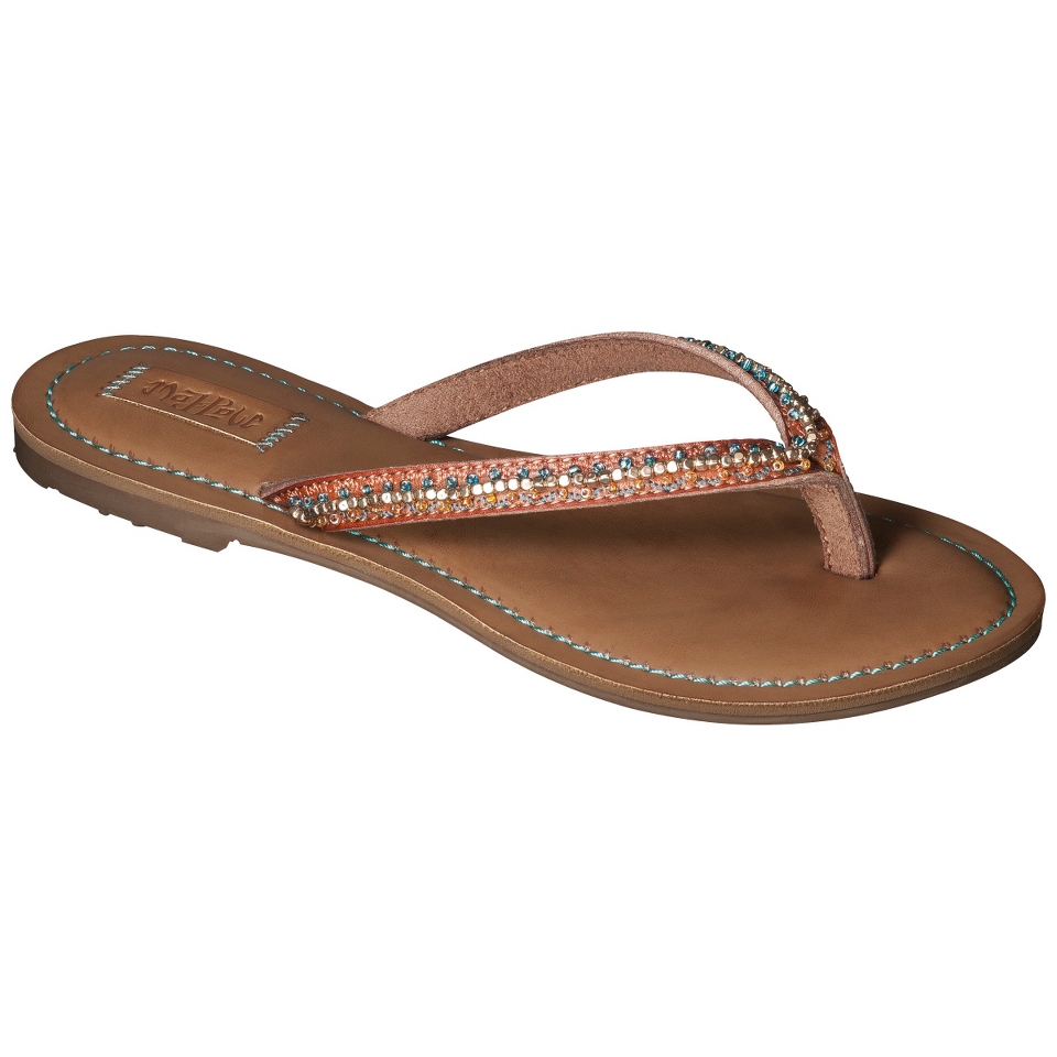 Mad Love Cognac Cailey Wmn Flip Flop   11