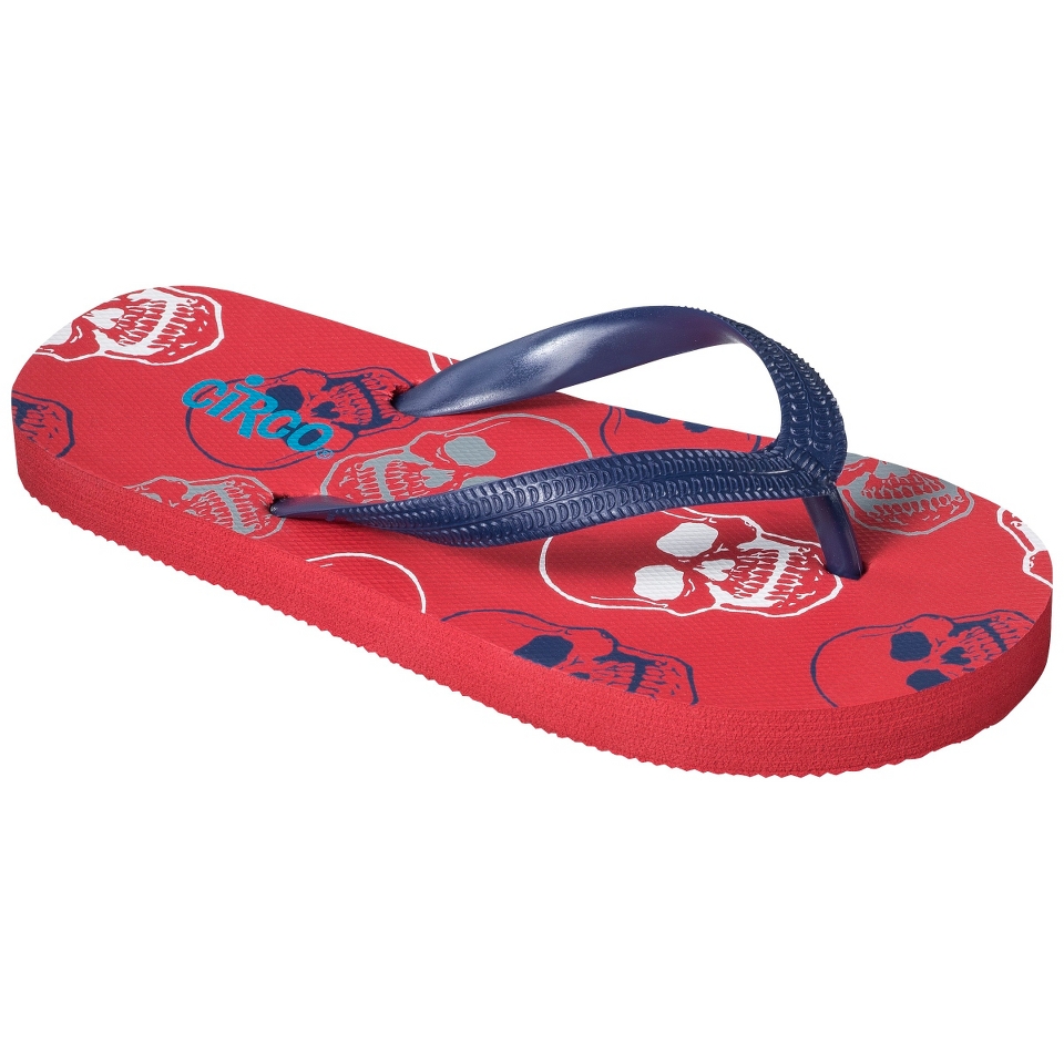 Boys Circo Gabe Flip Flop Sandals   Red XL