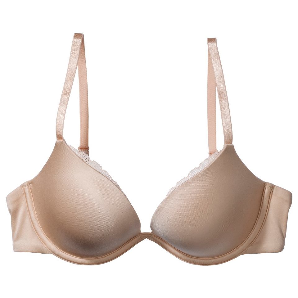 Gilligan & OMalley Womens Favorite Push Up Plunge Bra   Mochaccino 38D