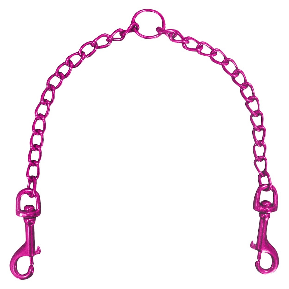 Platinum Pets Coated Steel Chain Coupler   Raspberry (16 x 2.5mm)