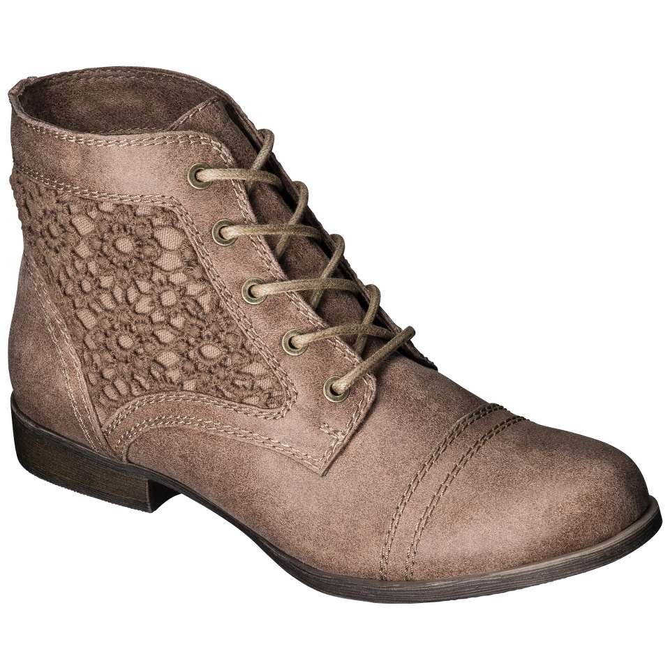 Womens Mossimo Supply Co. Kessi Crochet Boot   Cognac 10