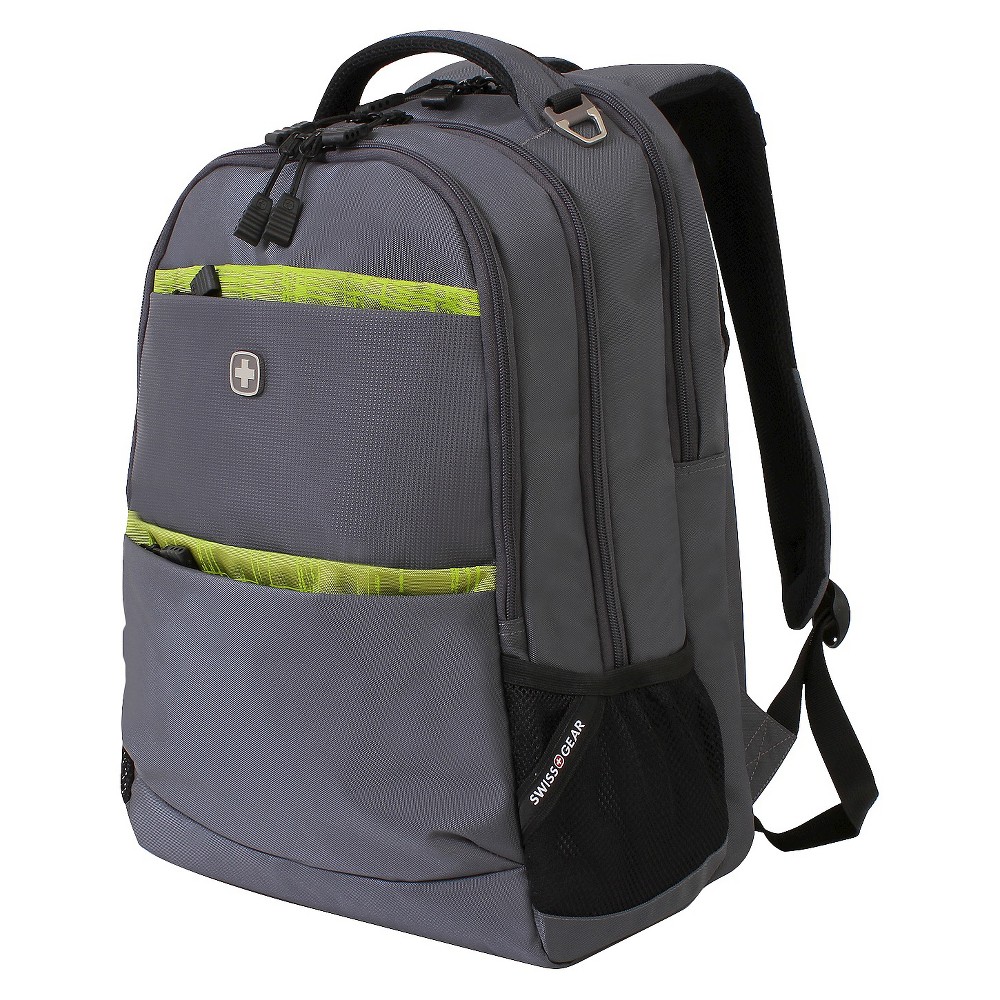 UPC 721427000182 - SwissGear Backpack - Solid Gray w/ Lime | upcitemdb.com