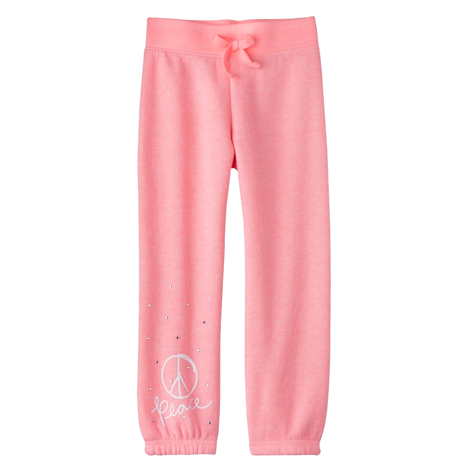 Cherokee Girls Lounge Pant   Luminous Coral S