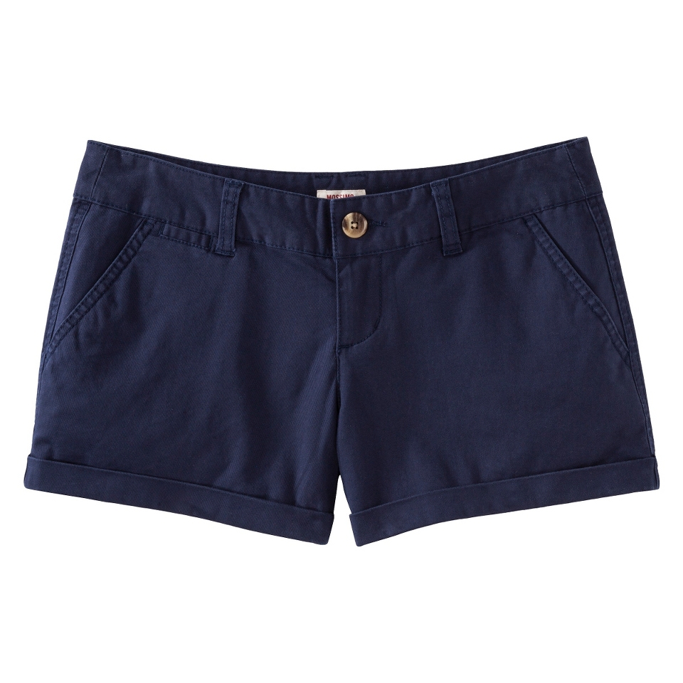 Mossimo Supply Co. Juniors Mid Length Woven Short   In the Navy 3