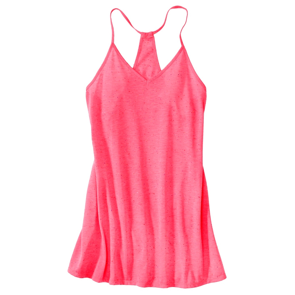 Xhilaration Juniors Y Back Swim Coverup Dress  Pink XL