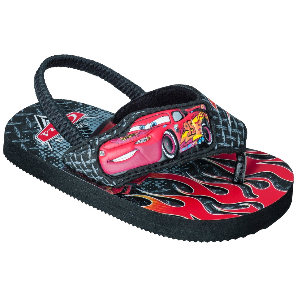 Toddler Boys Cars Sandal   Black L