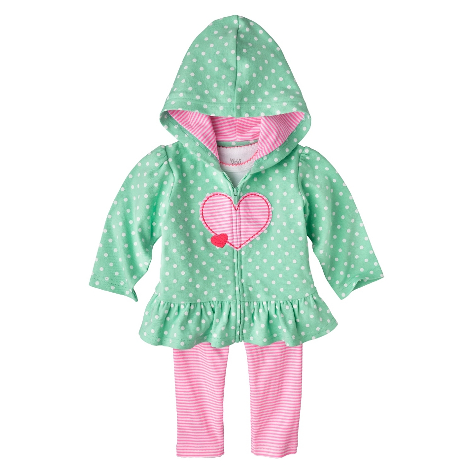 Just One YouMade by Carters Newborn Girls 3 Piece Cardigan Set   Pink 18 M