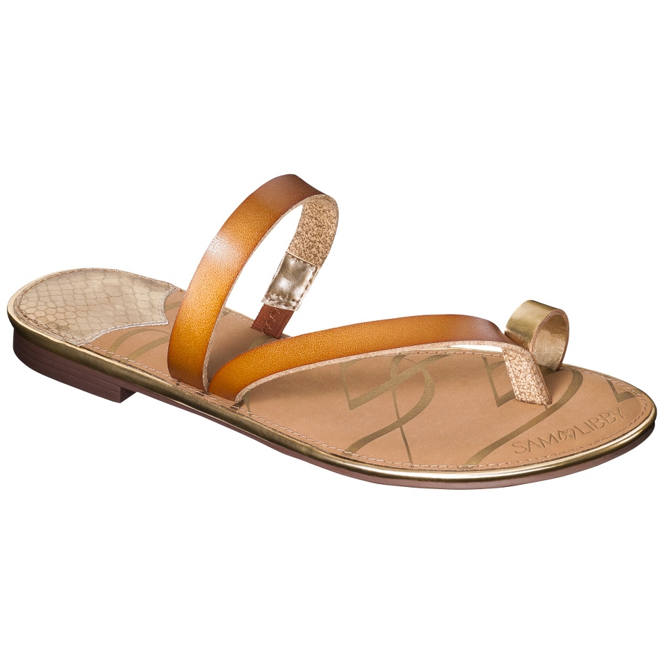 Womens Sam & Libby Karina Sandals   Cognac 5.5