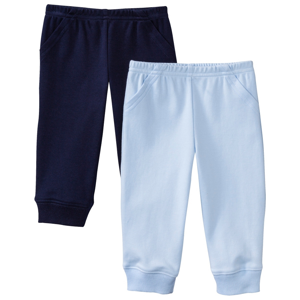 Just One YouMade by Carters Infant Boys 2 Pack Pant   Light Blue/Dark Blue 12