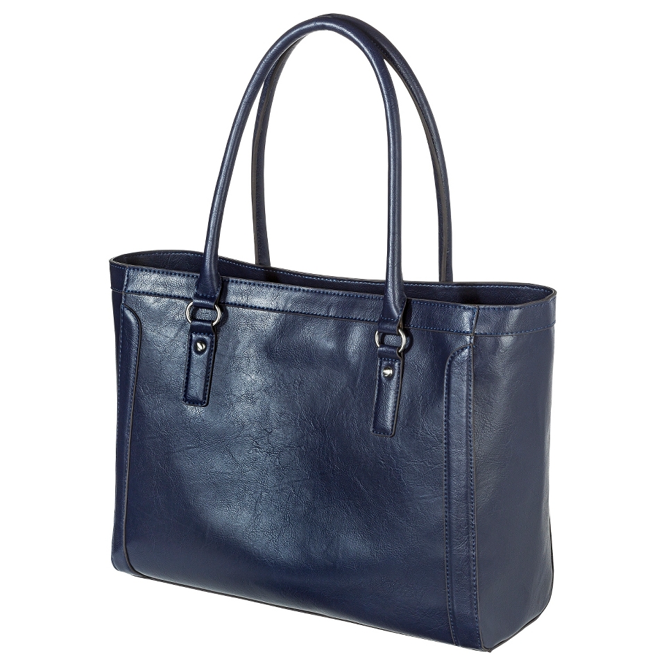 Merona Tote Handbag   Navy