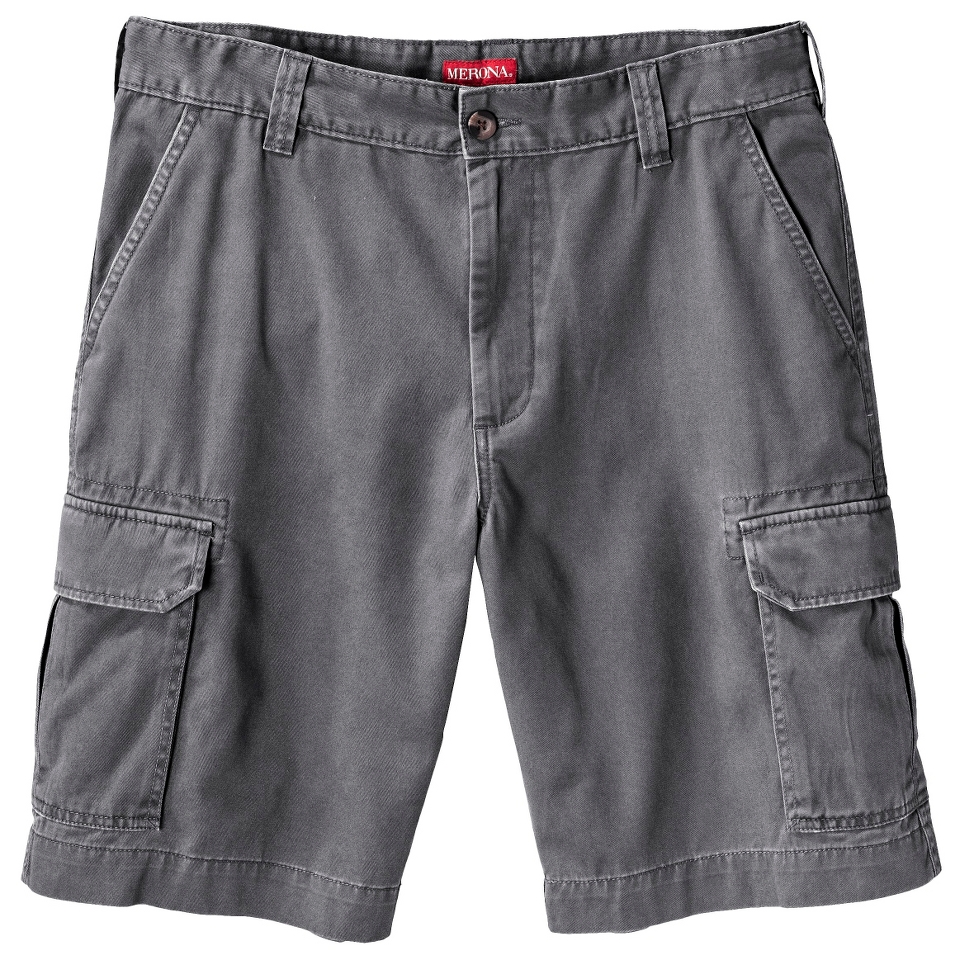 Merona Mens Cargo Shorts   Proper Gray 36
