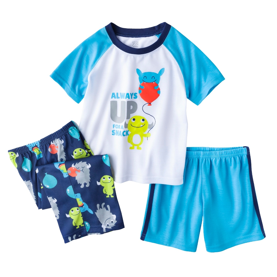 Just One You Made by Carters Infant Toddler Boys 3 Piece Monster Pajama Set  