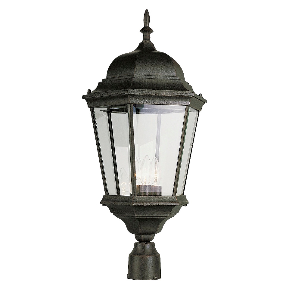 Colonial 26 Post Top Lantern Black