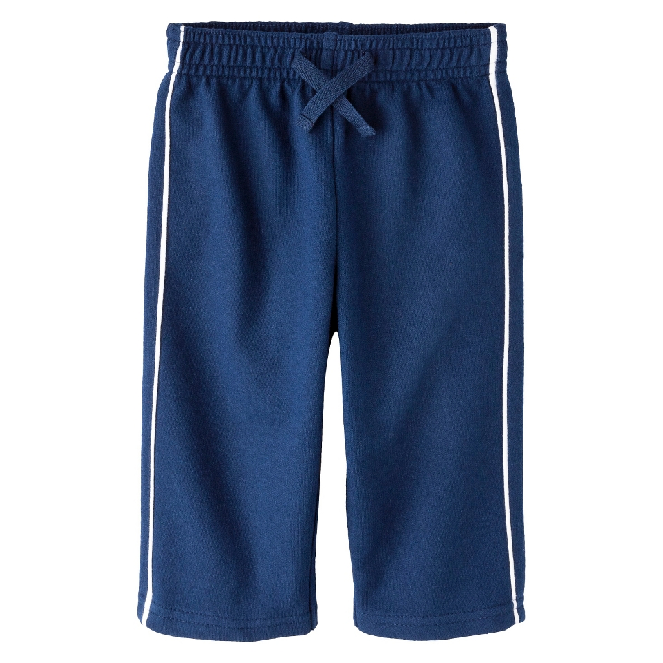 Cherokee Newborn Boys Side Stripe Pant   Navy 6 9 M