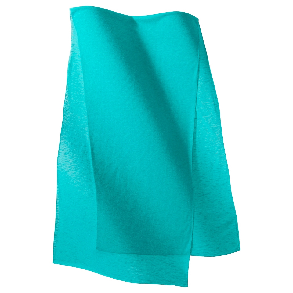 Xhilaration Solid Fashion Scarf   Turquoise