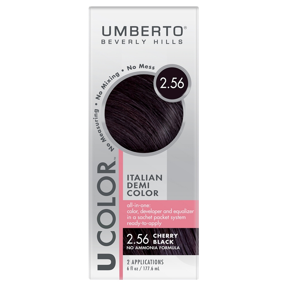 Umberto Beverly Hills U Color Italian Demi Hair Color   Cherry Black 2.56