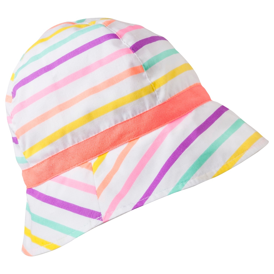 Circo Infant Toddler Girls Bucket Hat   White 12 24 M