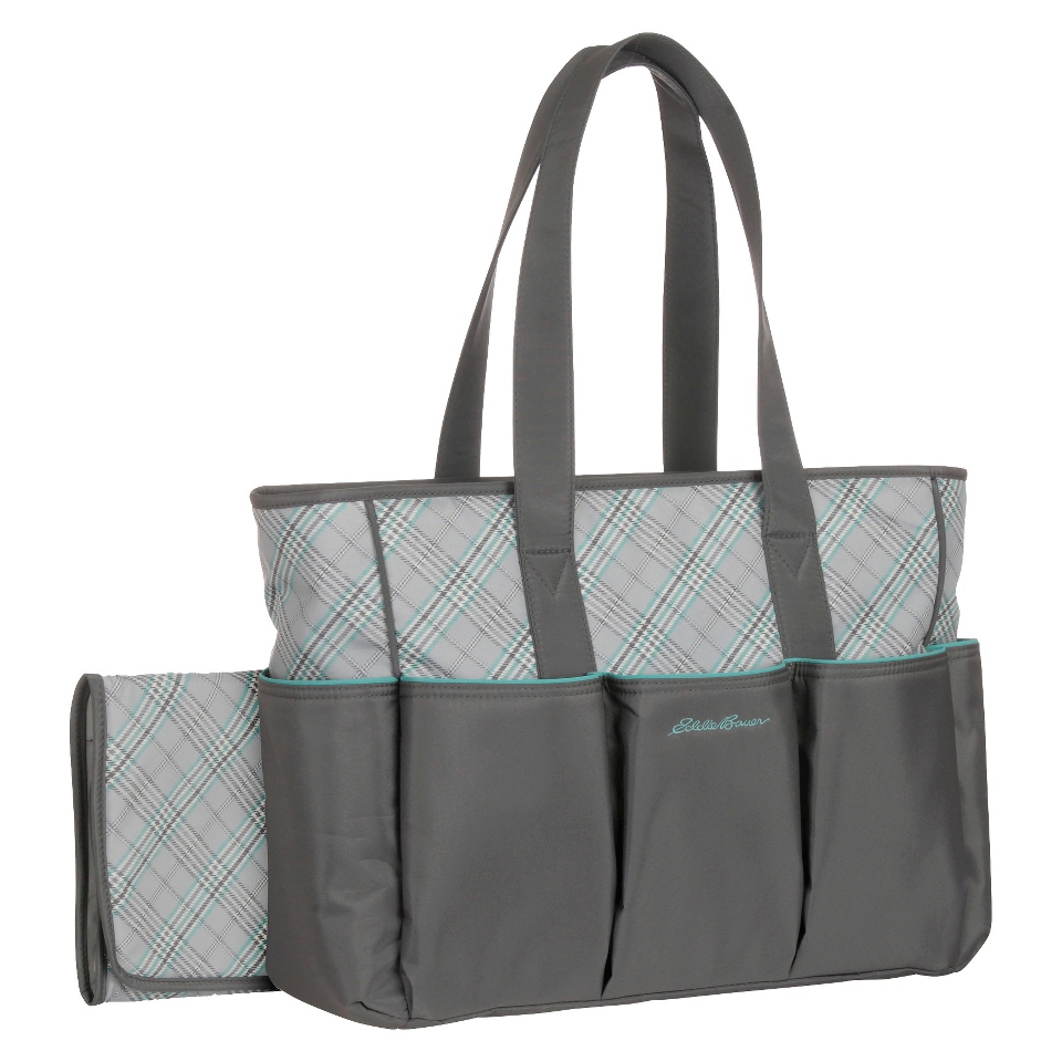 Eddie Bauer Meadowbrook Diaper Bag   Gray