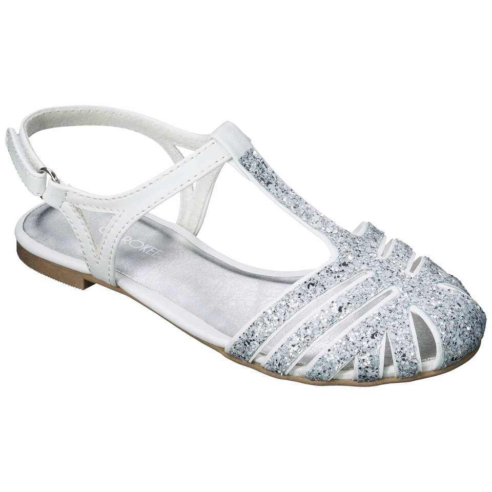 Girls Cherokee Fara Sandals   White 6