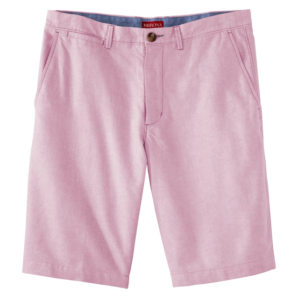 Merona Mens Chino Club Shorts   Pink 40