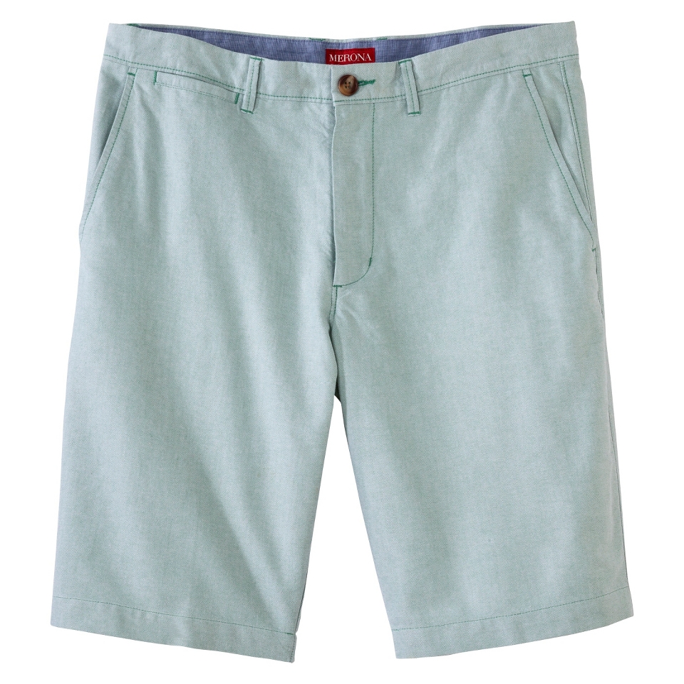 Merona Mens Chino Club Shorts   Teal 33