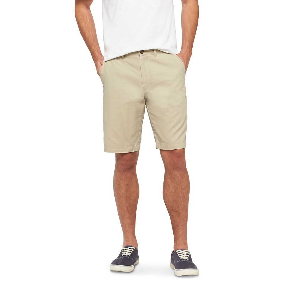 Merona Mens Club Chino Shorts   Vintage Khaki 28