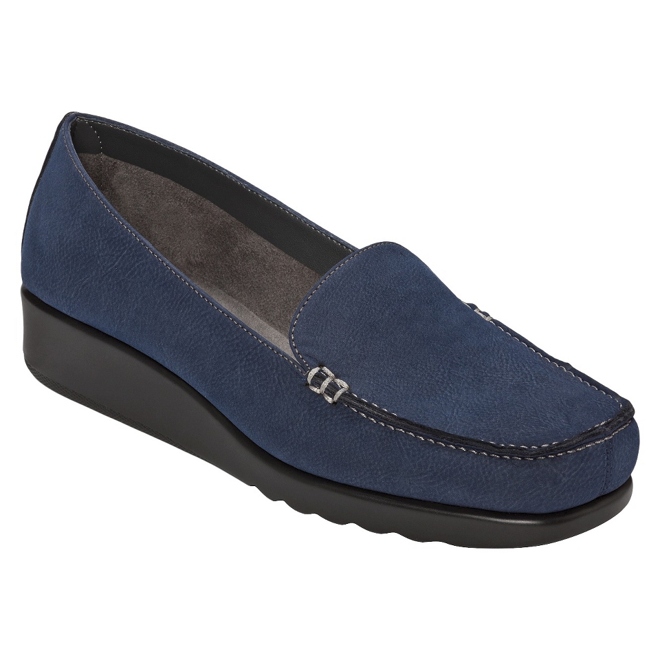 Womens A2 by Aerosoles Gondola Loafers   Navy 7