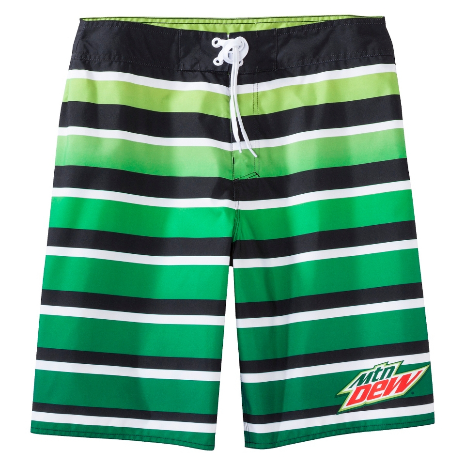 Mens 11 Mountain Dew Green Boardshort   34