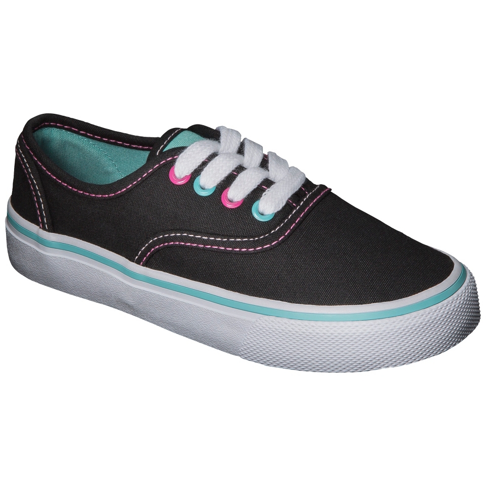 Girls Circo Henley Sneakers   Black 1