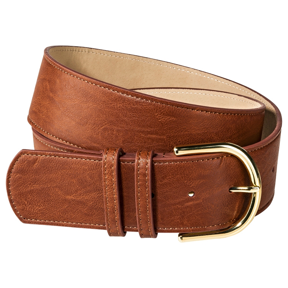 Merona Wide Belt   Cognac XL