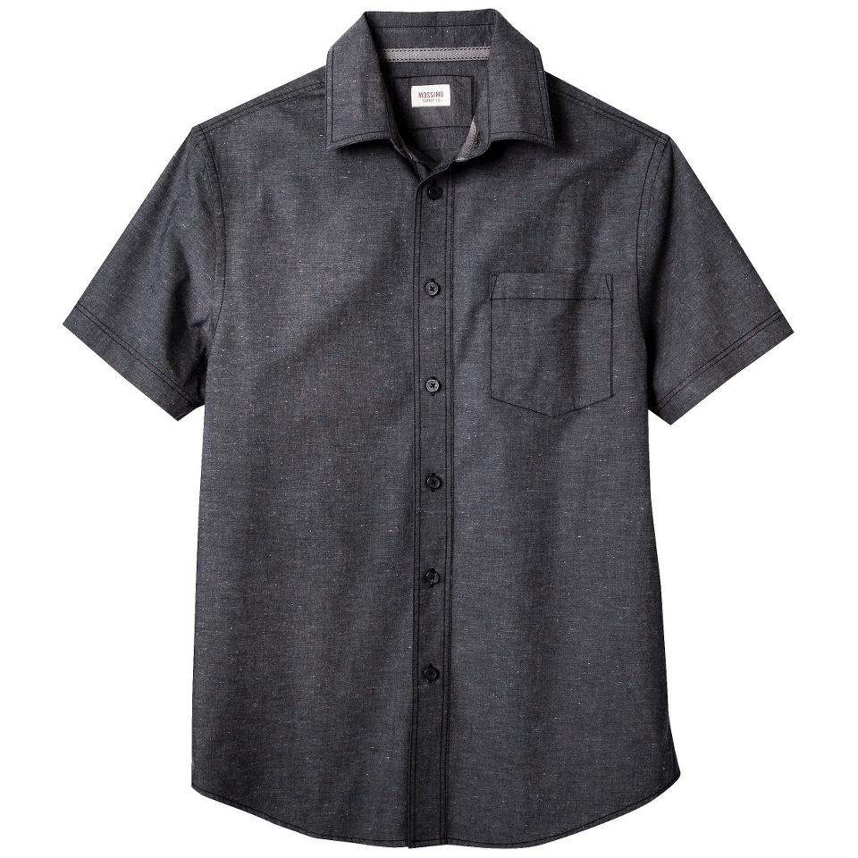 Mossimo Supply Co. Mens Short Sleeve Poplin Button Down   Skater XL