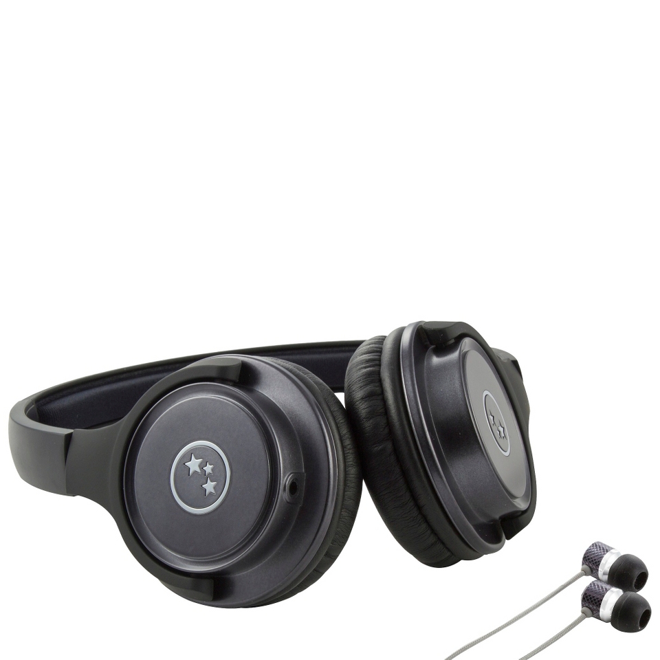 Able Planet Travelers Choice Stereo Headphones   Silver