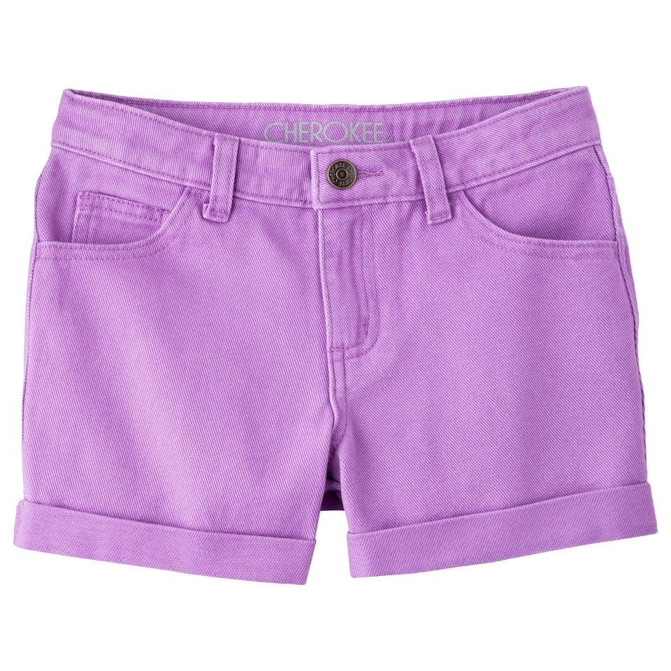 Cherokee Girls Jean Shorts   Orchid XS