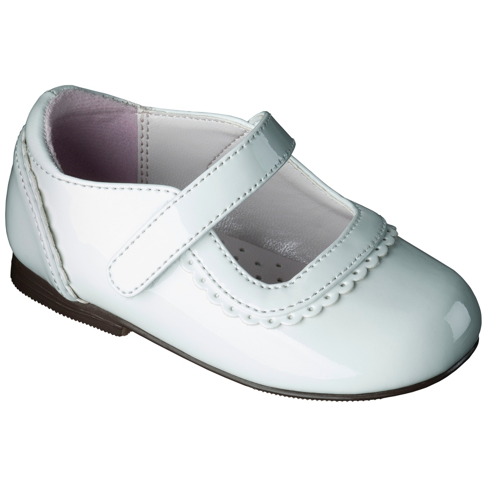 Infant Girls Genuine Kids from OshKosh Adrienne Mary Jane Shoes   White 2