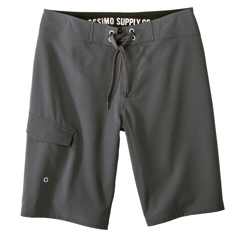 Mossimo Supply Co. Mens 11 Boardshort   Grey 36