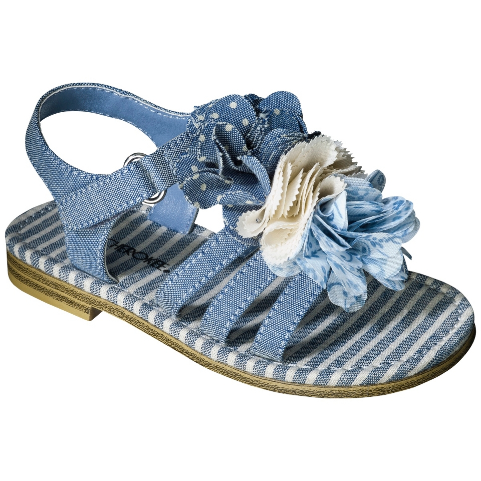 Toddler Girls Cherokee Joslyn Sandal   Blue 10