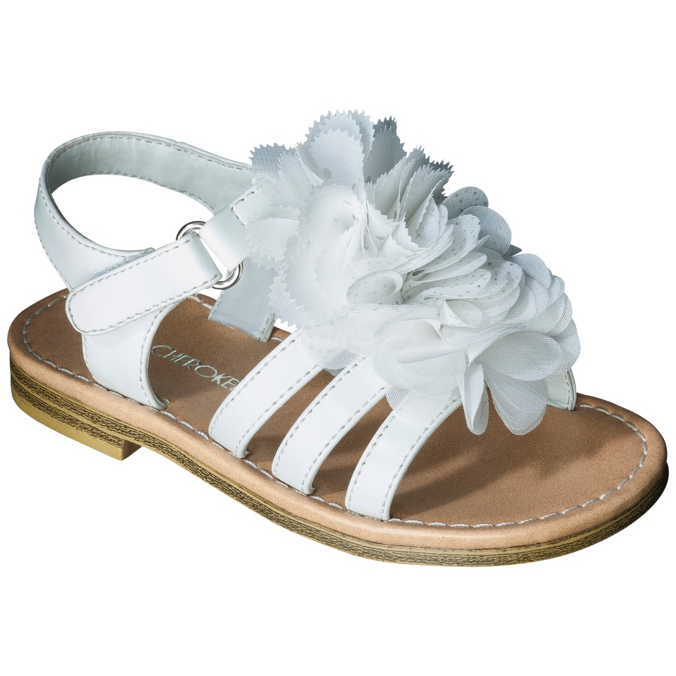 Toddler Girls Cherokee Joslyn Sandal   White 8