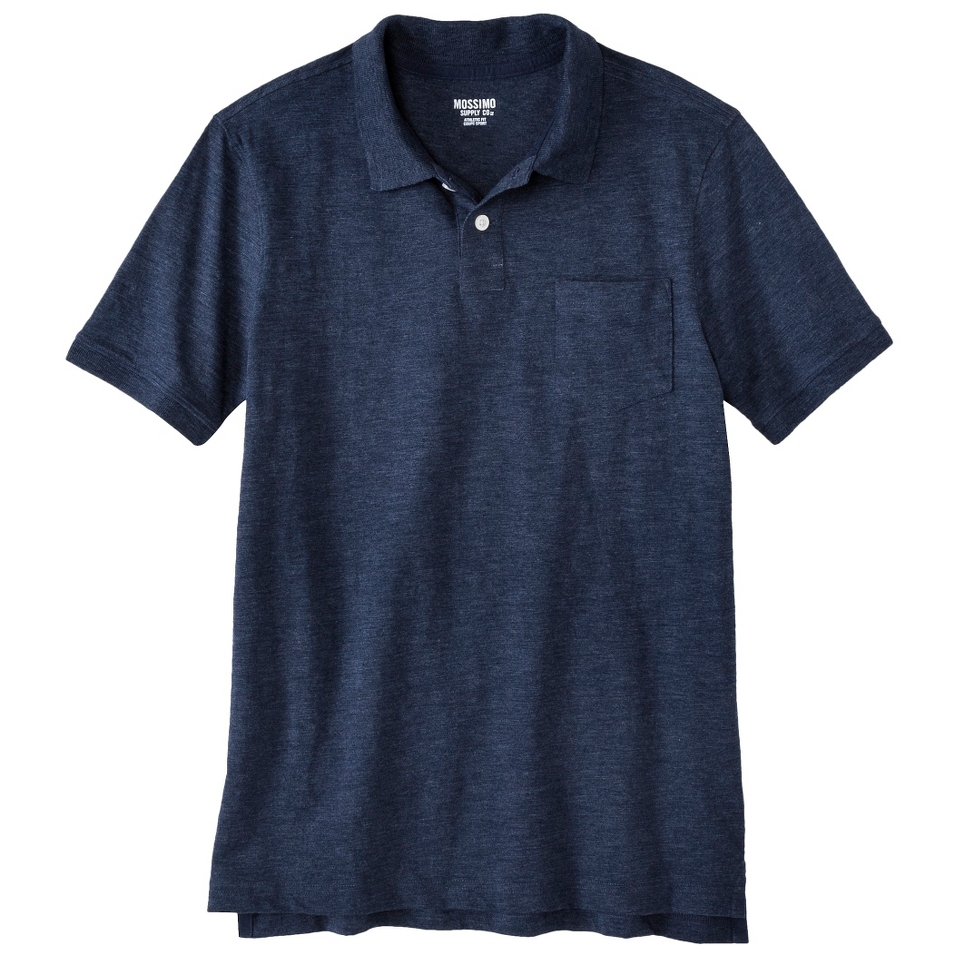 Mens Slim Fit Polo In The Navy XXL