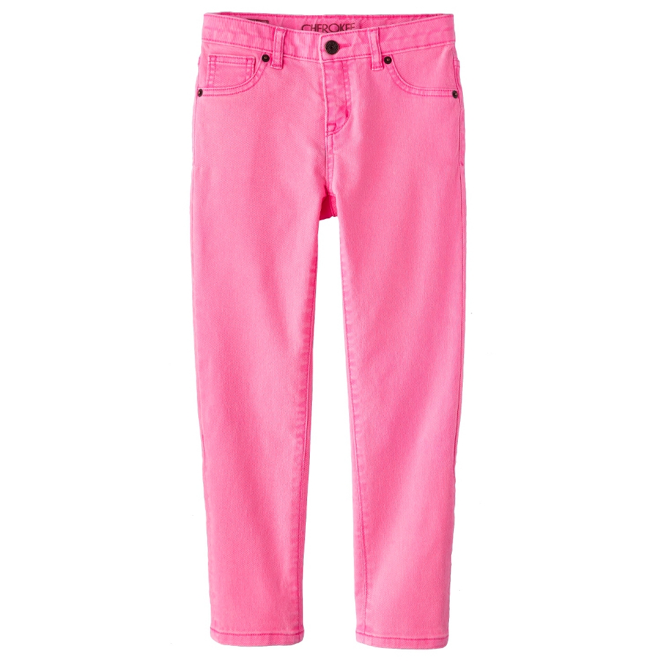 Cherokee Girls Skinny Jeans   Dazzle Pink 6X