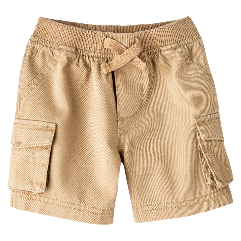 Cherokee Newborn Boys Cargo Shorts   Sandstone 6 9 M