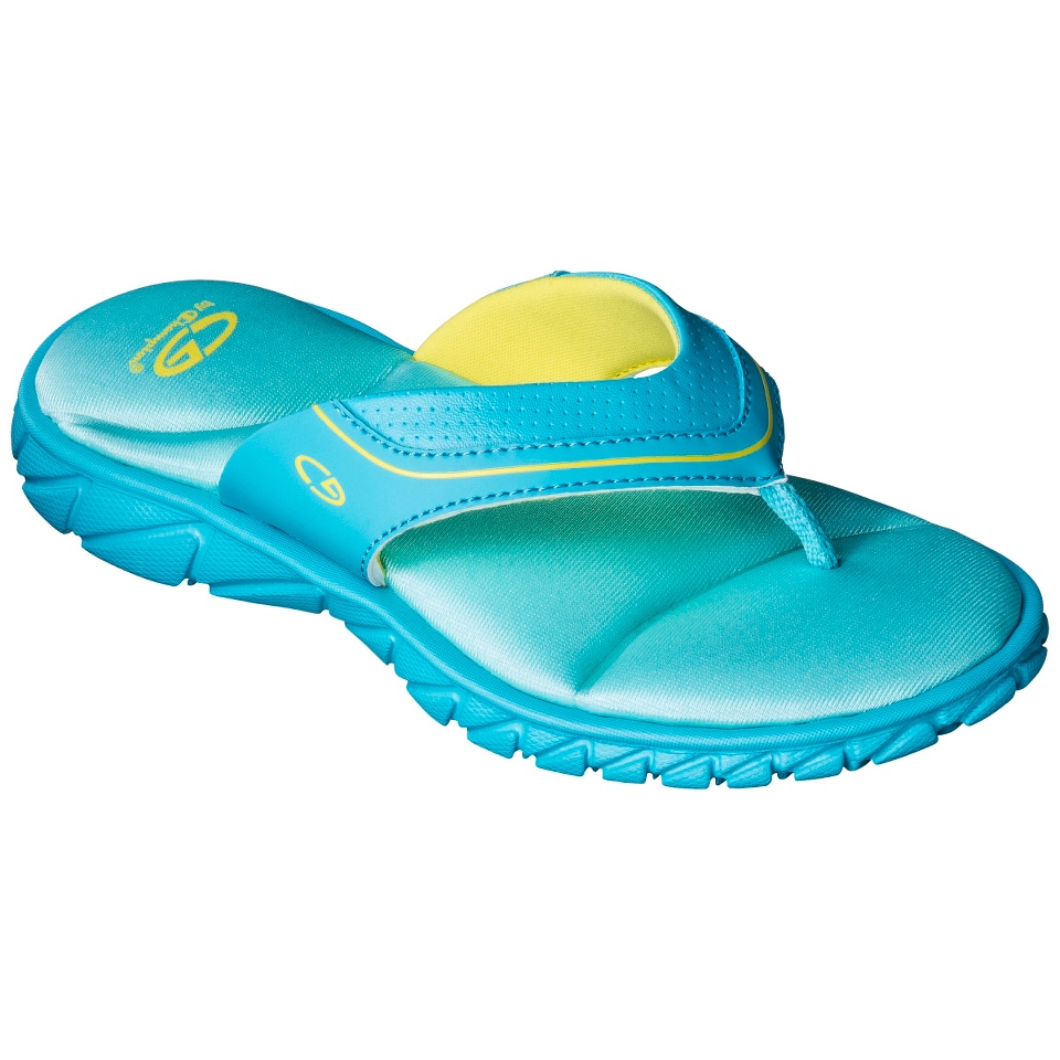 Girls C9 by Champion Goldy Flip Flop Sandals   Turquoise XL