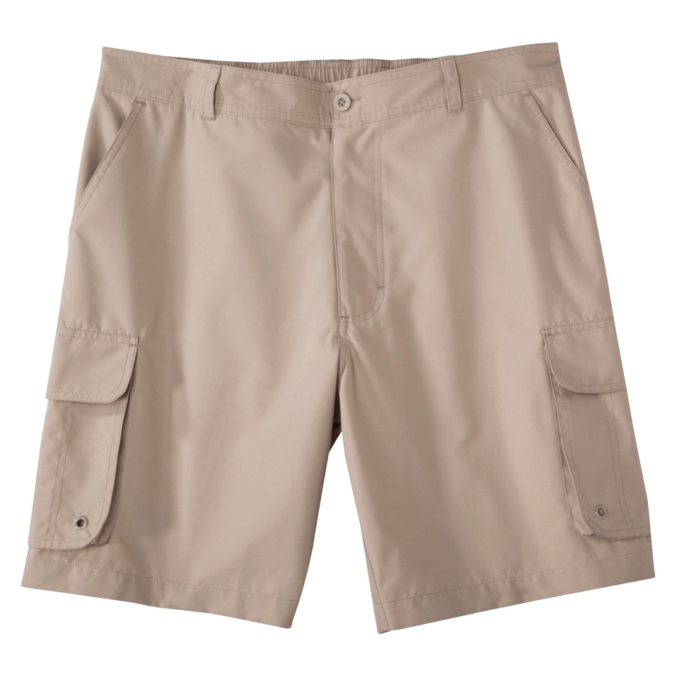 Merona Mens 9 Solid Hybrid Boardshort   Vintage Khaki XL